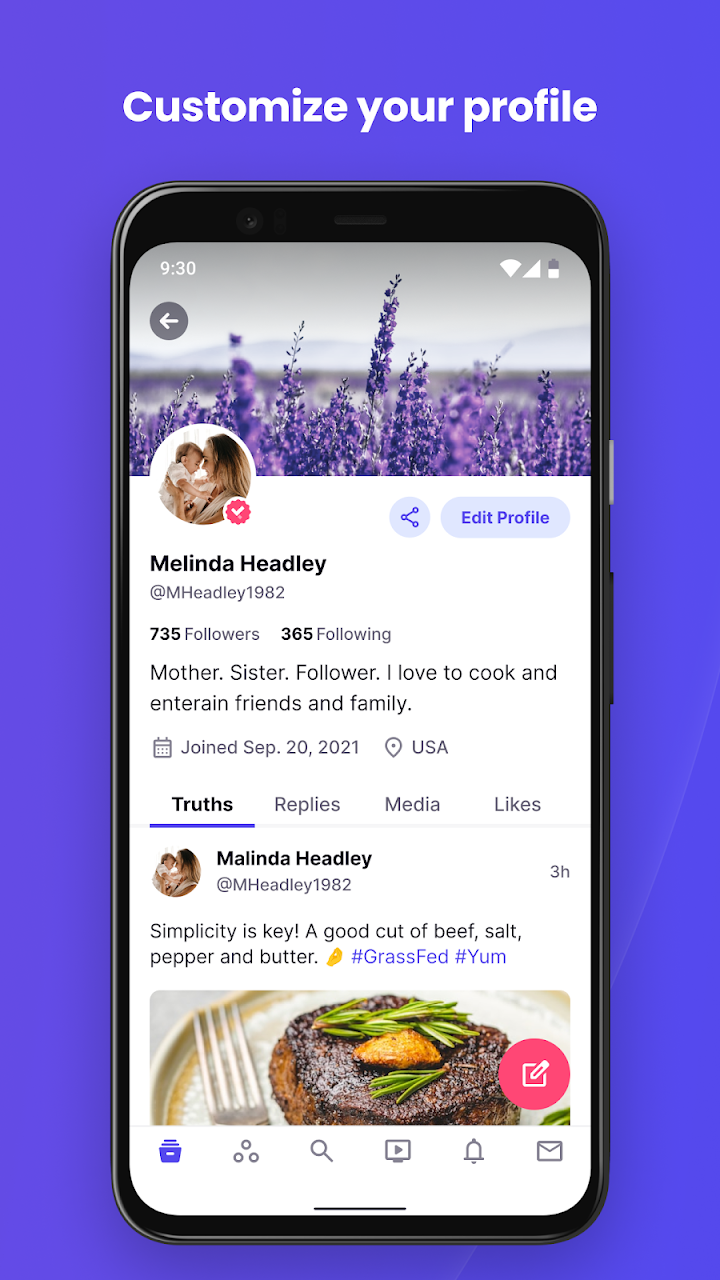 Truth Social screenshot