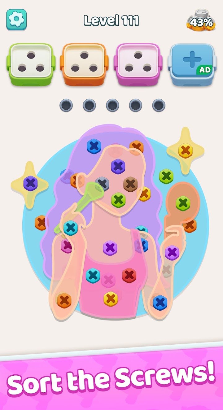 Screw Out Puzzle: Color Match screenshot