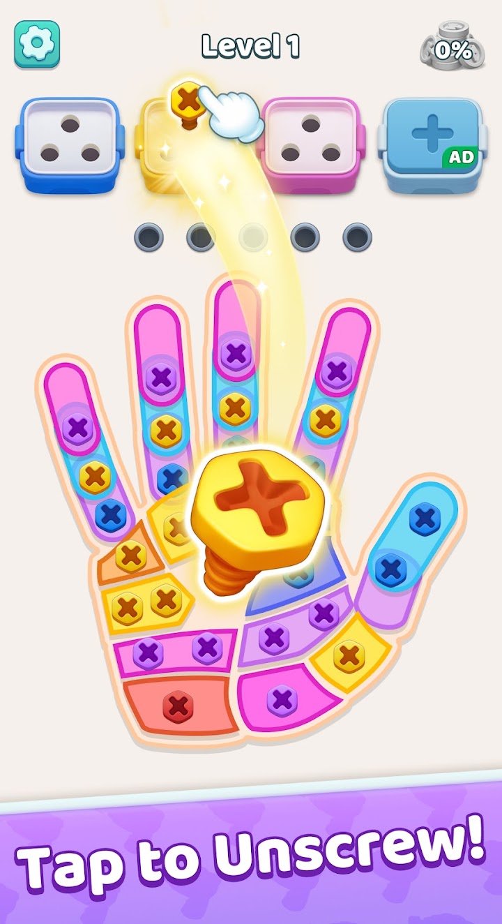 Screw Out Puzzle: Color Match screenshot