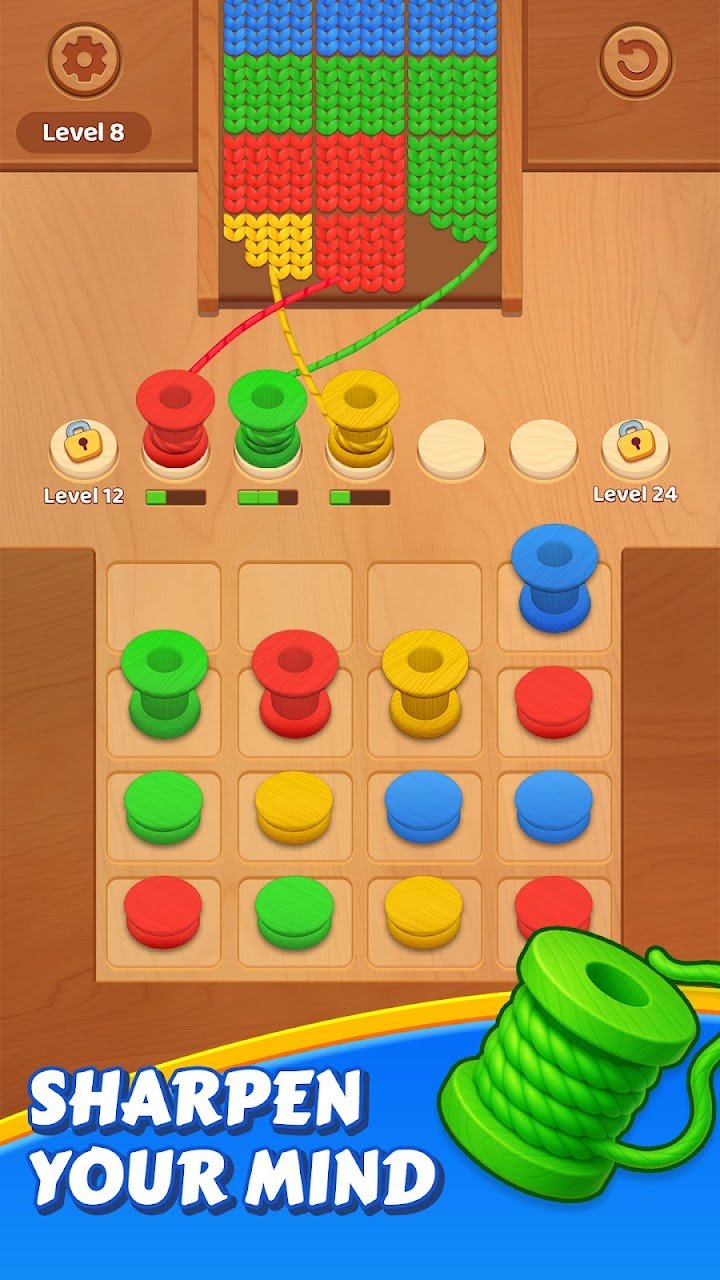 Knit Craze: Wool Jam Challenge screenshot