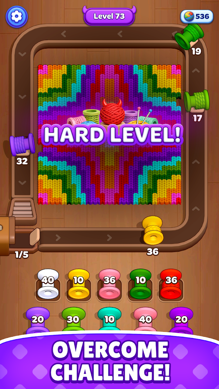 Woolloop! Color Puzzle screenshot