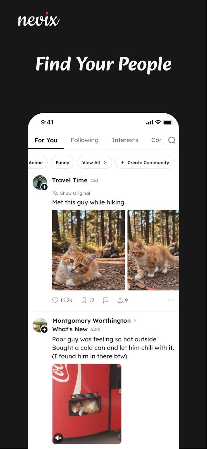Nevix screenshot