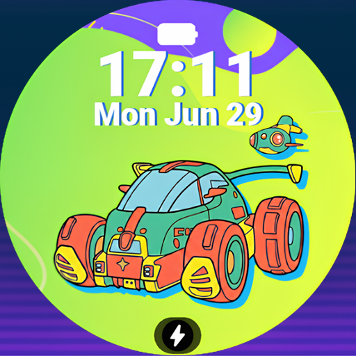 Asphalt Track Star Watch Face screenshot