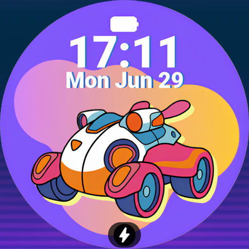 Asphalt Track Star Watch Face screenshot