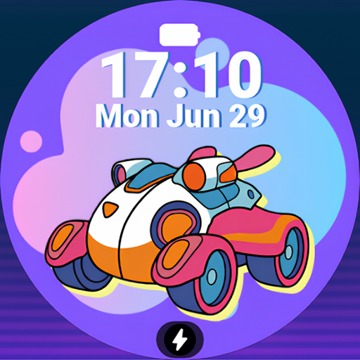 Asphalt Track Star Watch Face screenshot