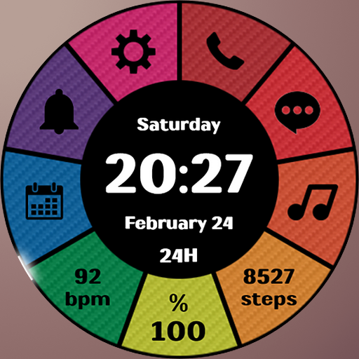 EY34 Digital Color WatchFace icon