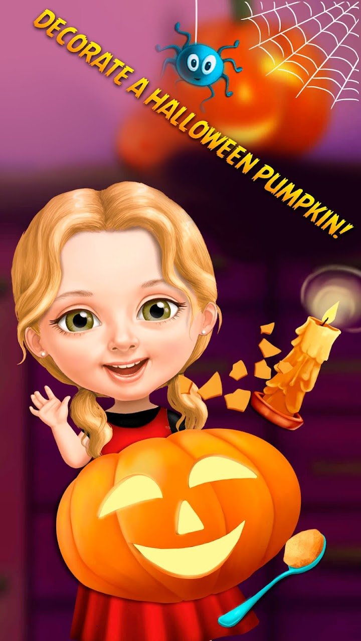 Sweet Baby Girl Halloween Fun screenshot