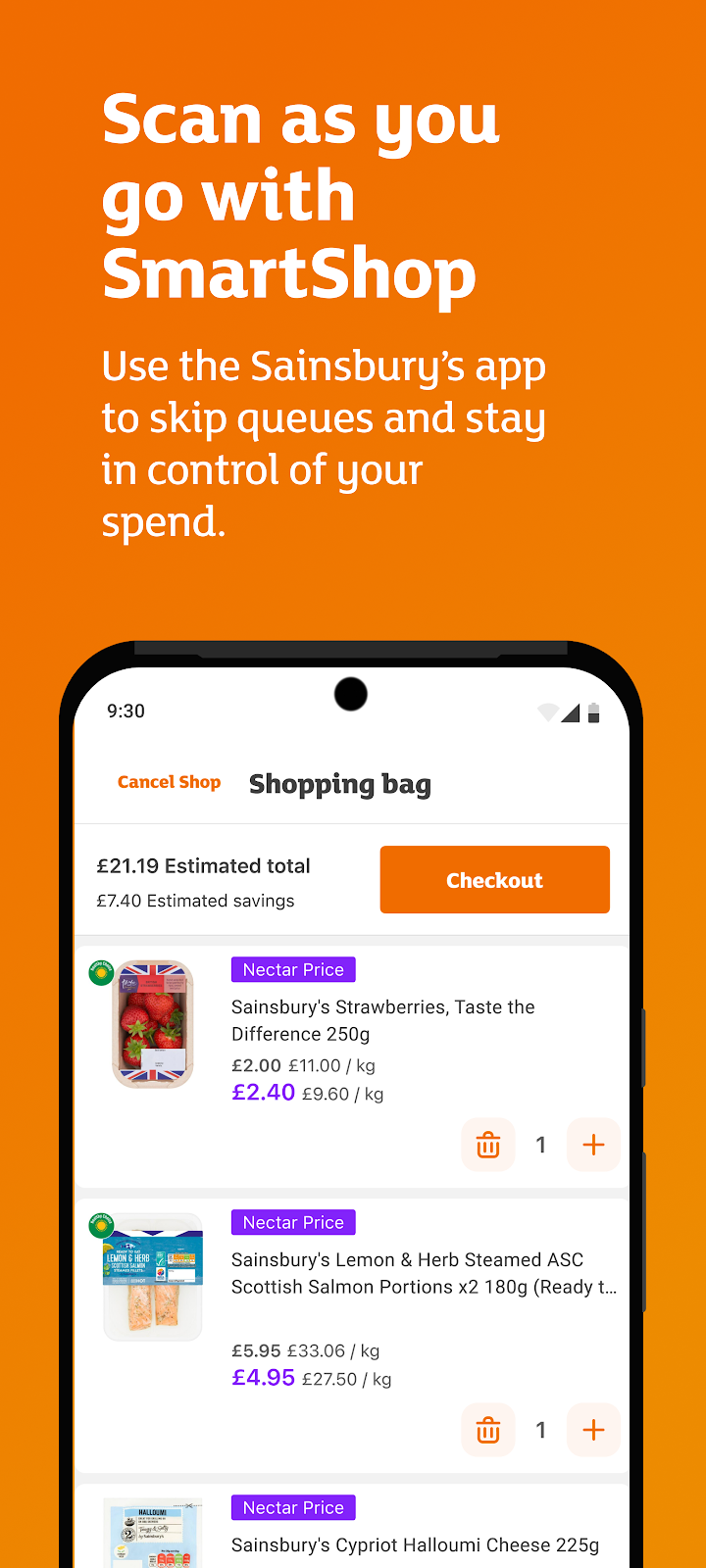 Sainsbury's screenshot