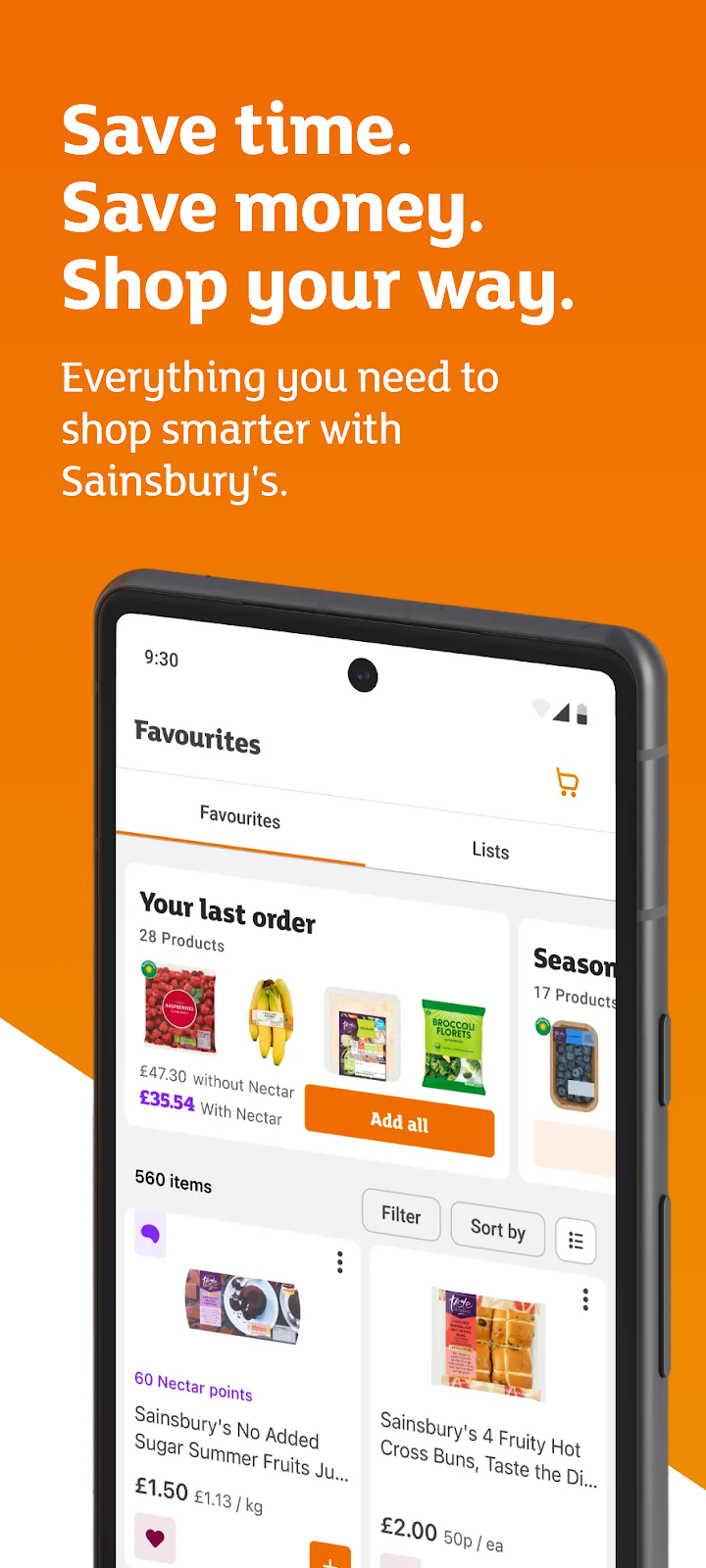 Sainsbury's screenshot