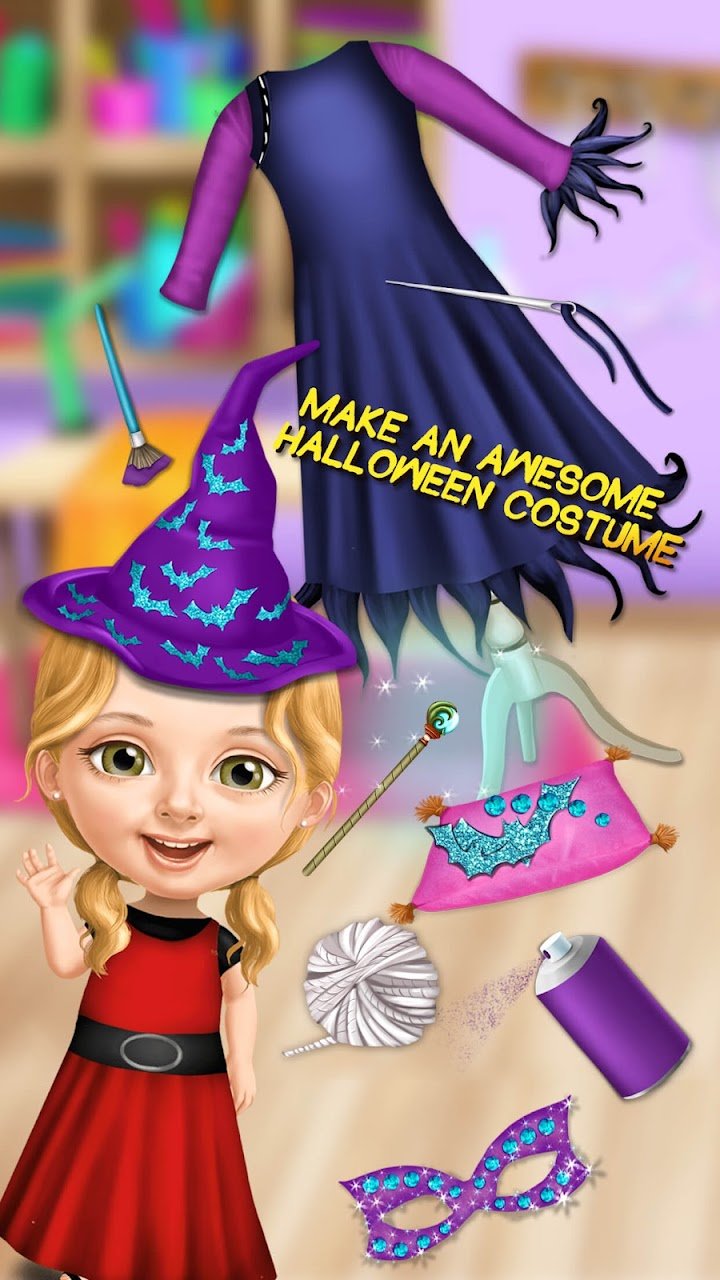 Sweet Baby Girl Halloween Fun screenshot