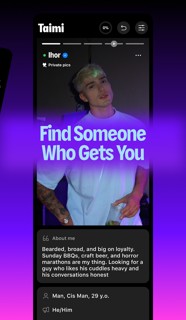 Taimi: LGBTQ+ Dating & Meet Up screenshot