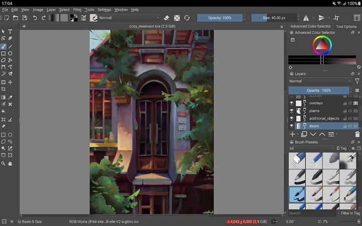 Krita screenshot